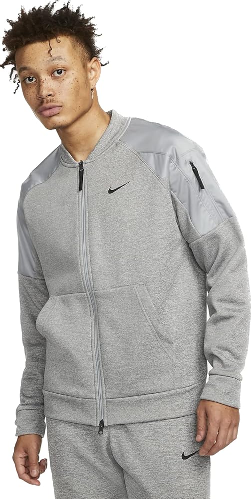 Nike Therma-FIT Men's Training Full-Zip Bomber Jacket (as1, alpha