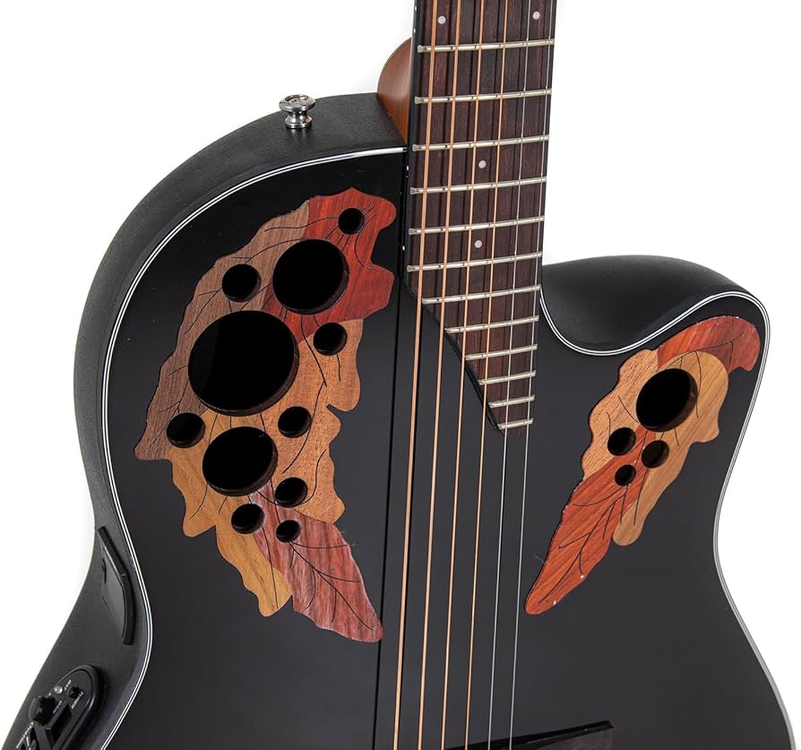 Amazon.com: Ovation Celebrity Elite CE44-5 A/E Guitar - Black