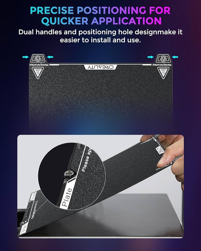 Amazon.co.jp: Creality 公式 K1C ビルドプレート 235x235mm ノズル