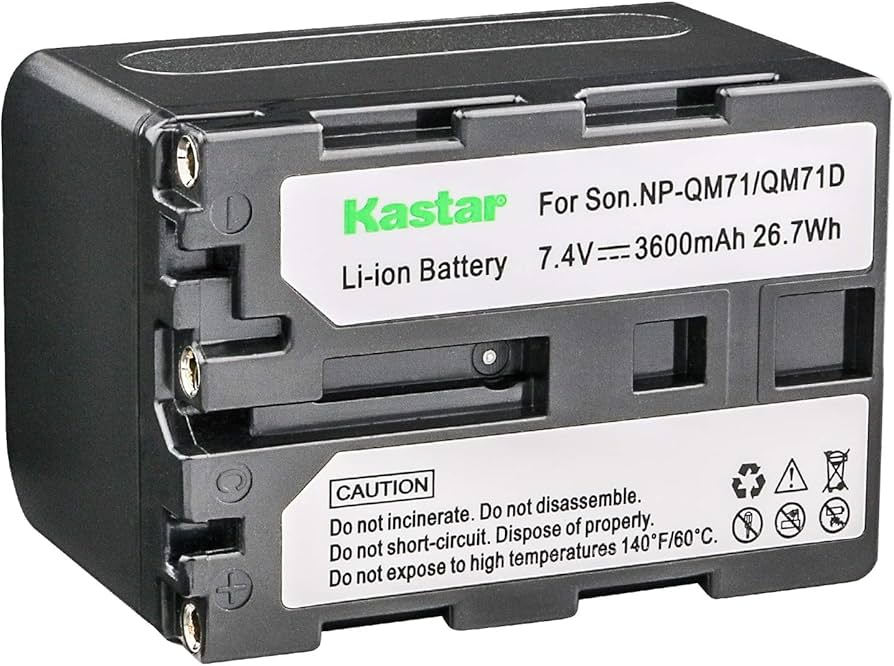 Amazon.com: Kastar Battery Pack Replacement for Sony NP-FM30, NP