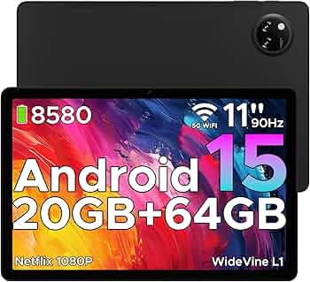 Amazon.com : DOOGEE Tab A9+ 11 inch Tablet with 90Hz,8580mAh,20GB+