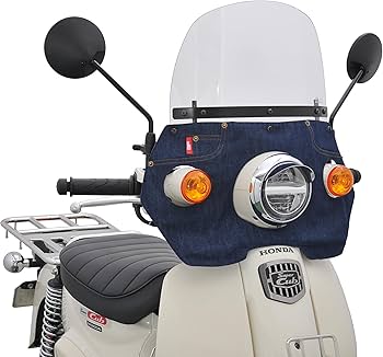 Amazon | 旭風防(AF ASAHI) 風防 デニム1濃い青 スーパーカブ50(AA09
