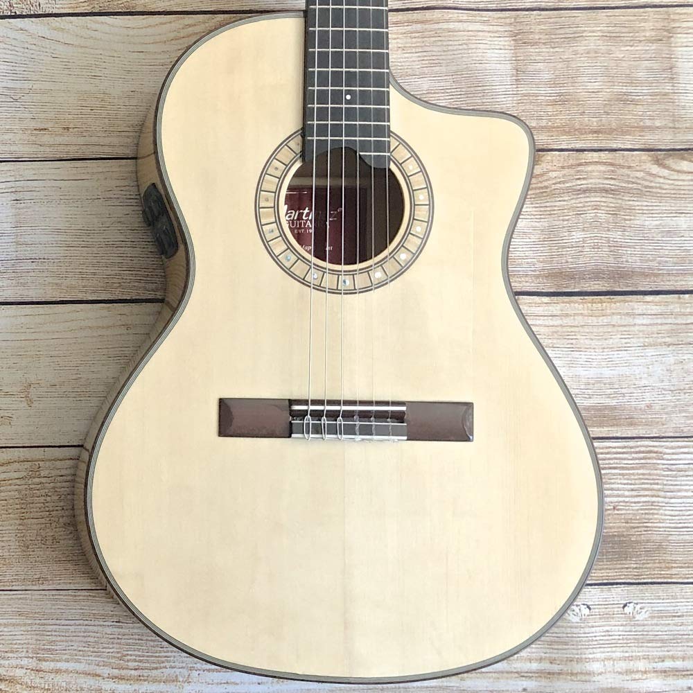 Amazon | Martinez マルチネス MP-14 Maple Artist エレガットギター