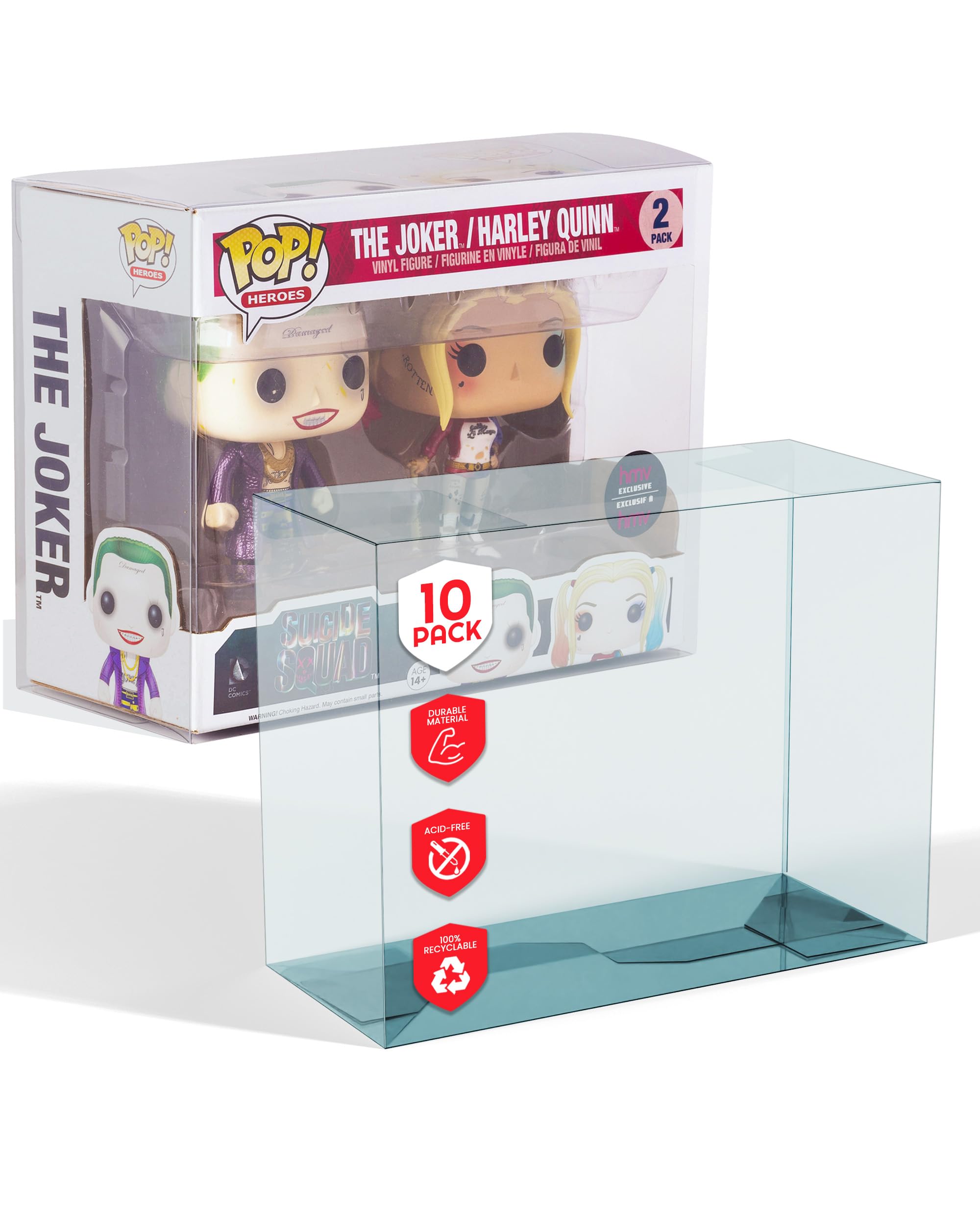 Amazon.com: EVORETRO [10-Pack] Pop Double Protector Case for Funko