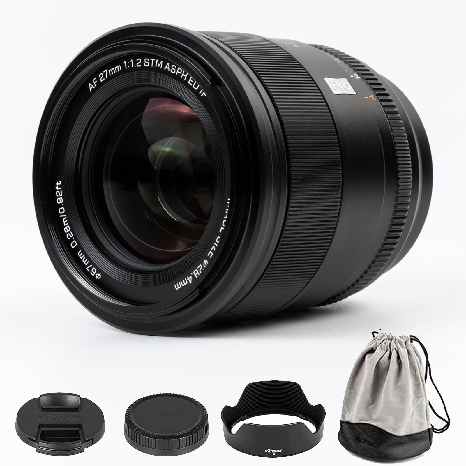 Amazon.com : VILTROX 27mm f/1.2 F1.2 Pro Z-Mount APS-C Large