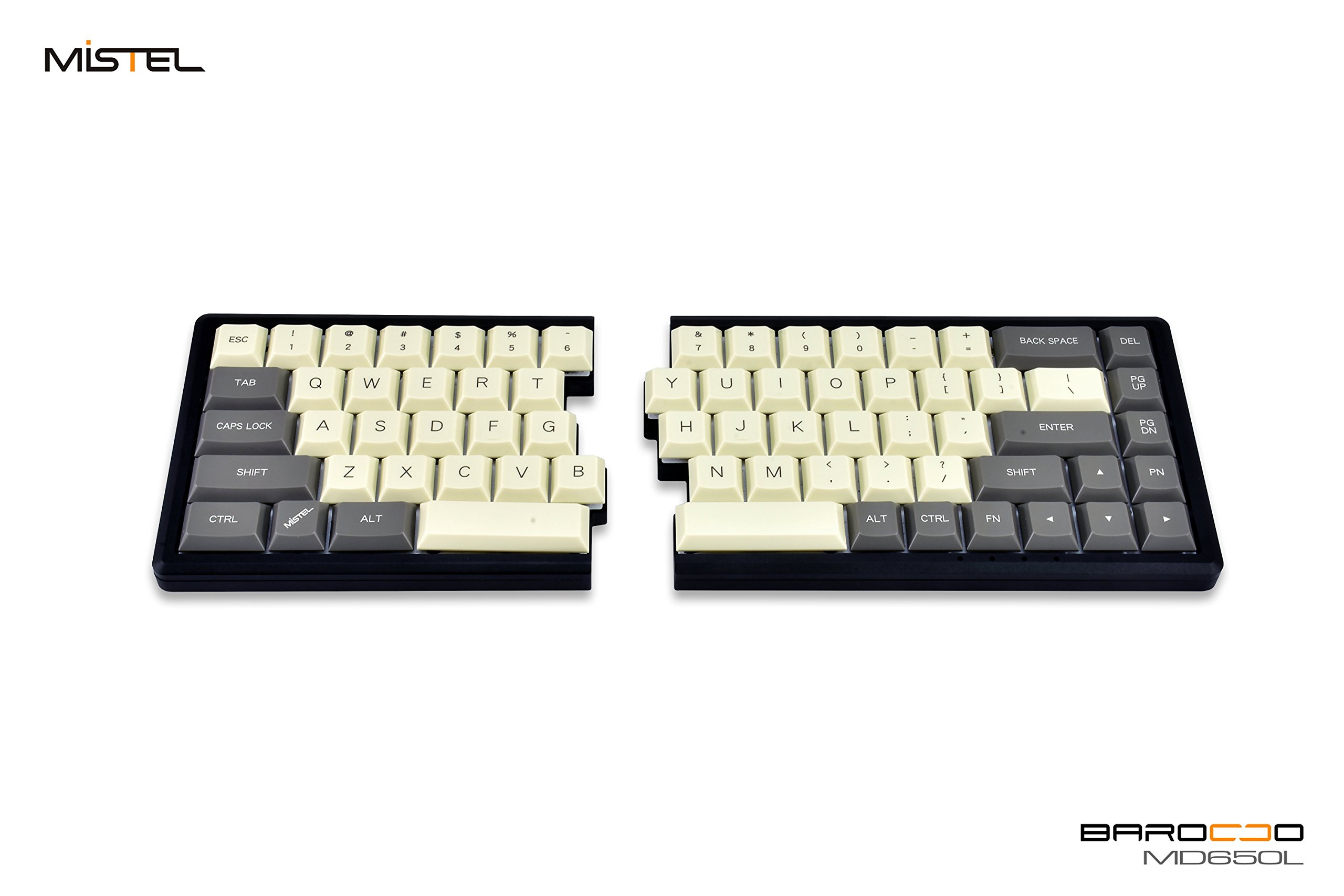 Amazon.co.jp: Mistel BAROCCO MD650L 分離式 メカニカルキーボード