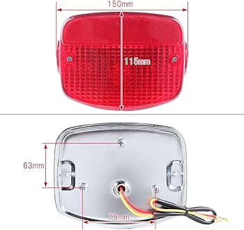 Amazon | Z400FX用 純正タイプ テールランプ ASSY レッドレンズ Z250FT