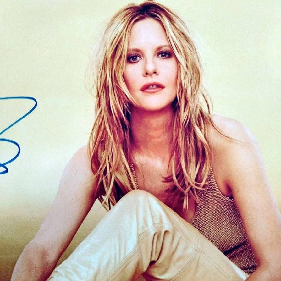 Amazon.co.jp: メグ ライアン直筆サイン入り超 特大写真…Meg Ryan