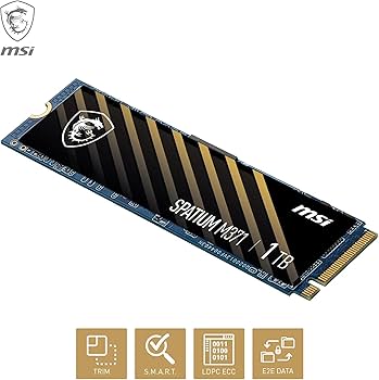 Amazon.com: MSI SPATIUM M371 NVMe M.2 1TB - PCIe 3x4 NVMe M.2