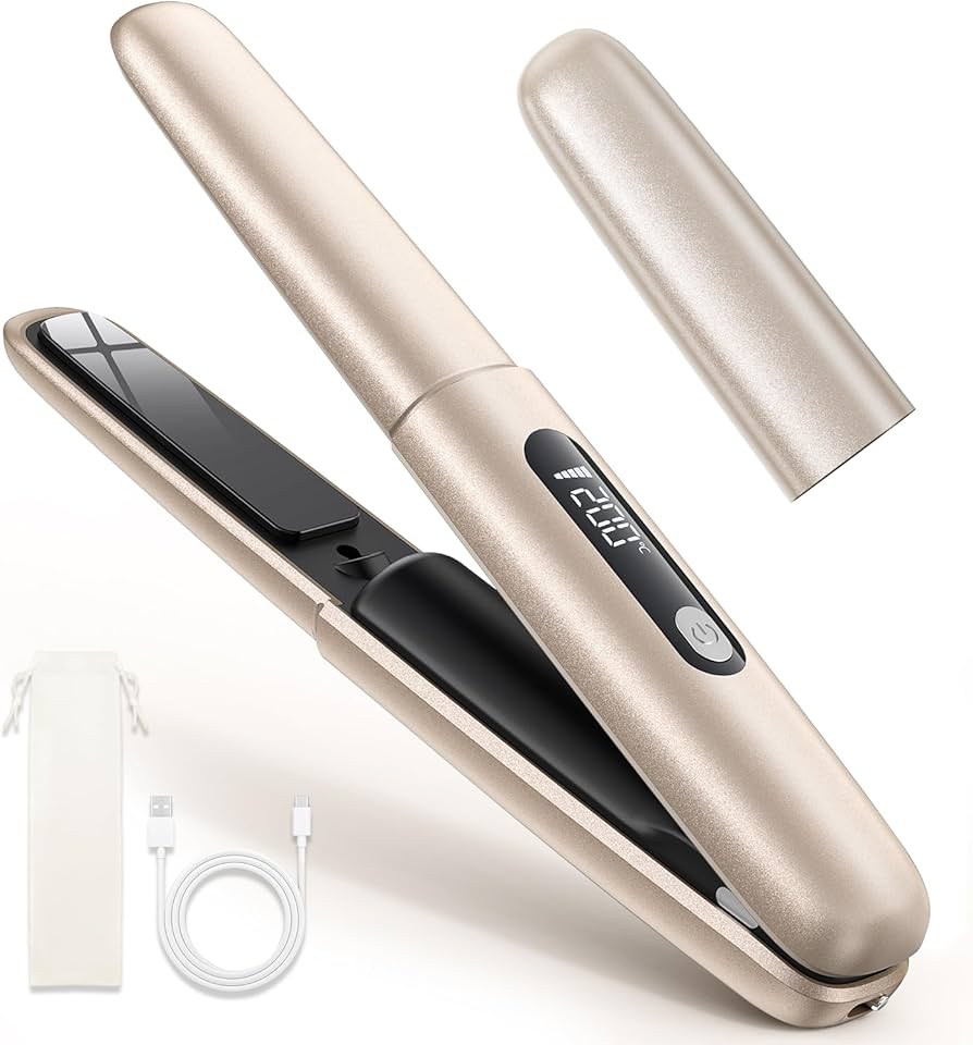 Amazon | ヘアアイロン コードレス 【美容師推薦・25秒急速加熱・韓国