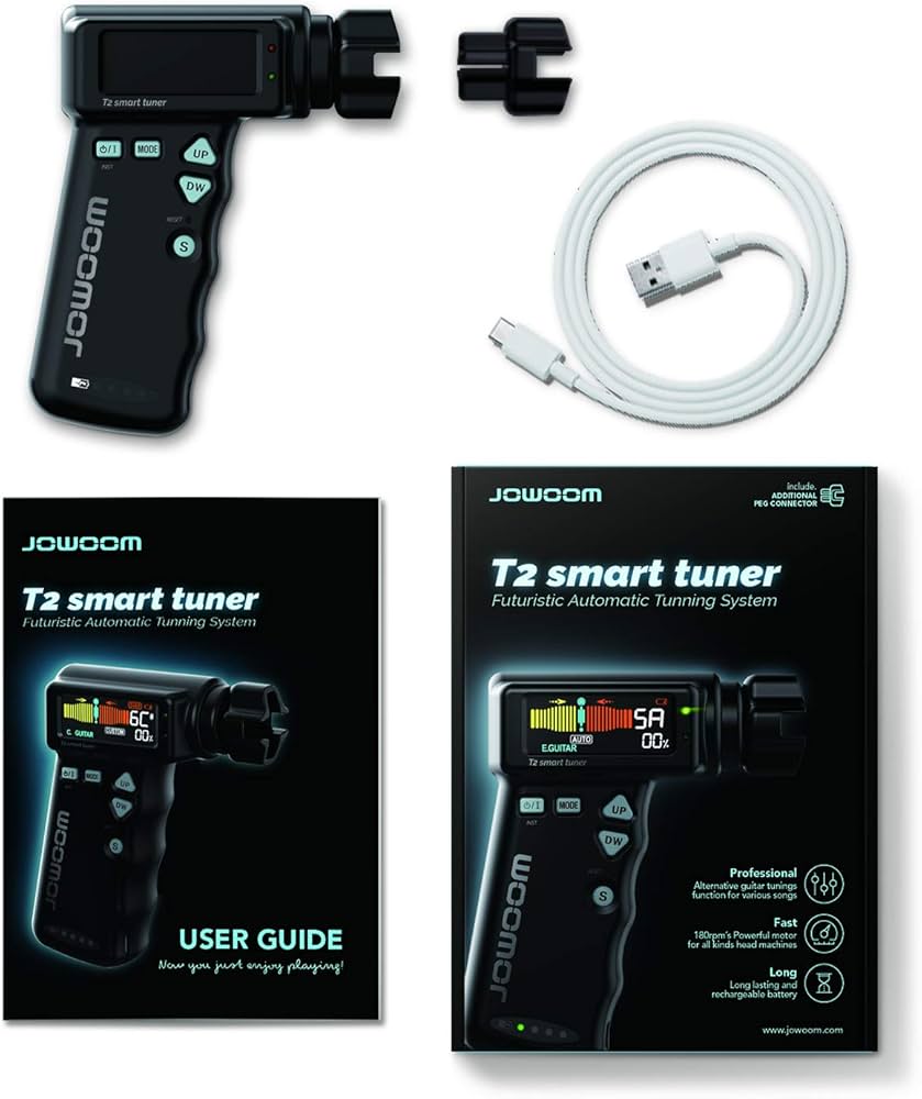 Amazon.com: JOWOOM T2 Smart Automatic Guitar & Ukulele Tuner
