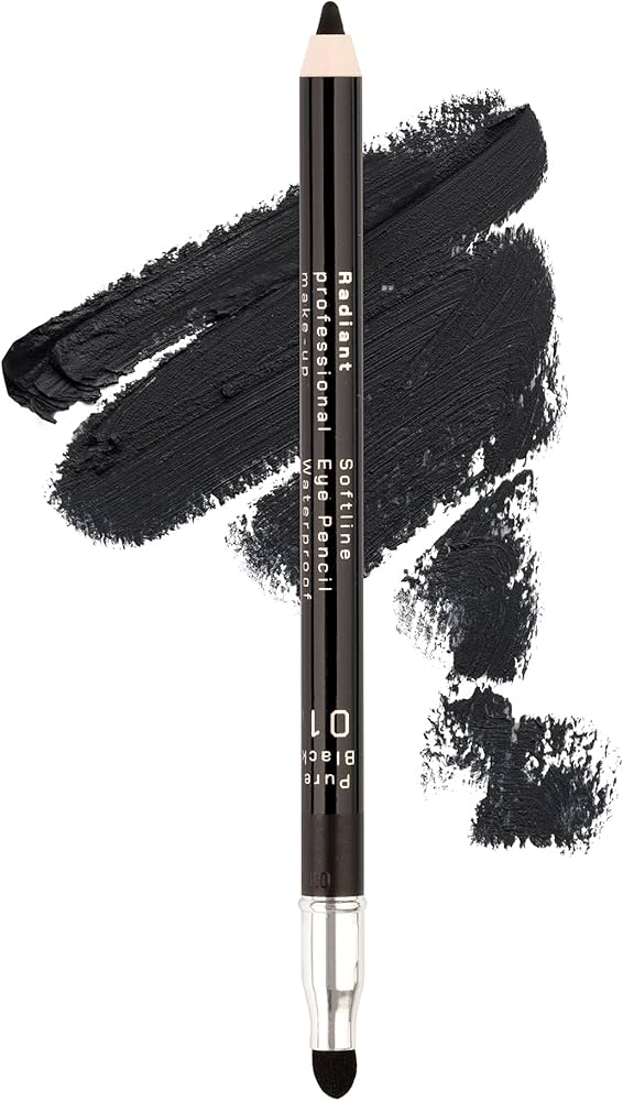 Amazon.com : Radiant Professional Black Waterproof Eyeliner Pencil