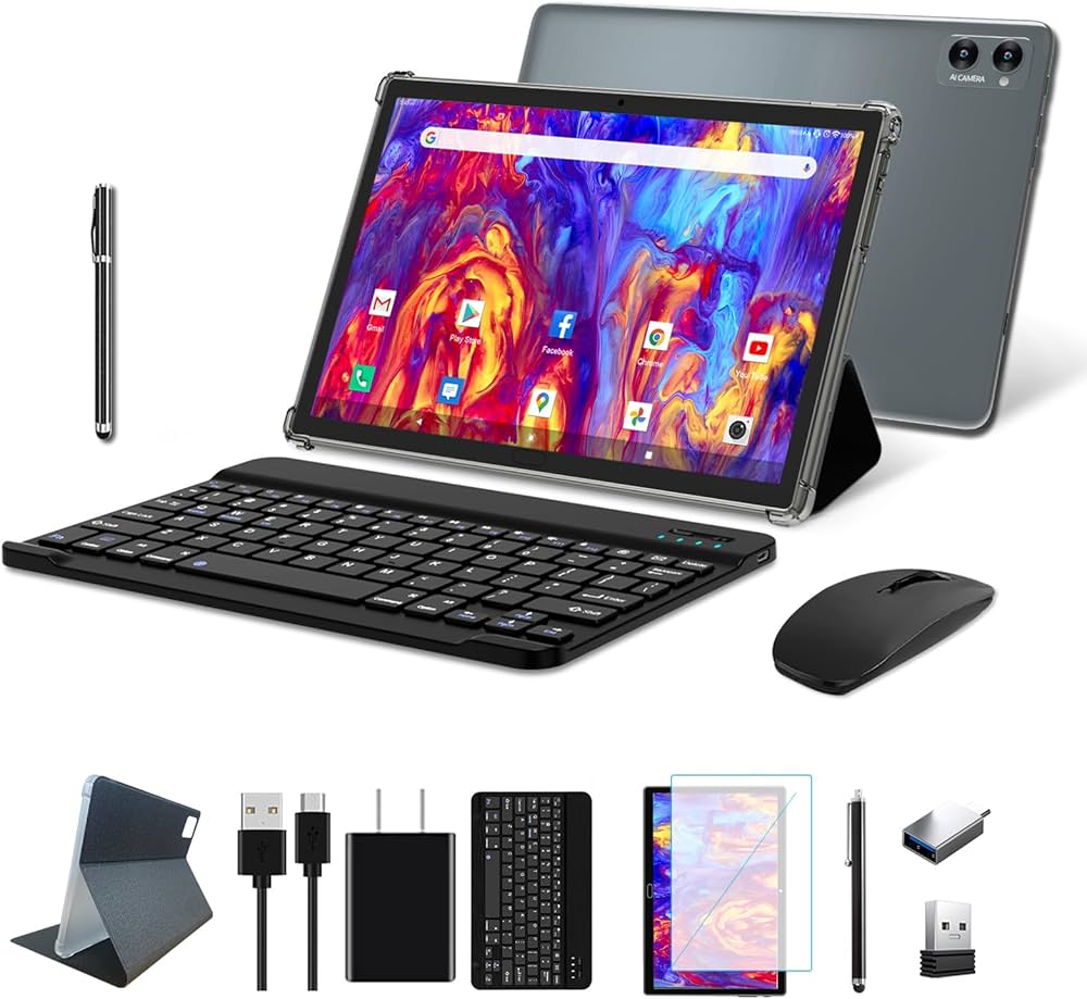 Amazon.co.jp: 10.1インチ タブレットwi-fiモデル 8コアCPU 128GB+4GB