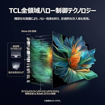 Amazon | 【Amazon.co.jp限定】TCL 75V型 テレビ 4K 量子ドット