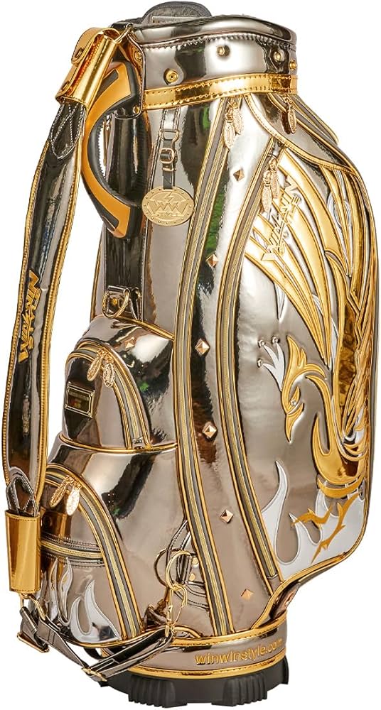 の*り様 WINWIN S TYLE キャディーバッグ 獅子GOLD Ver.( WINWIN STYLE