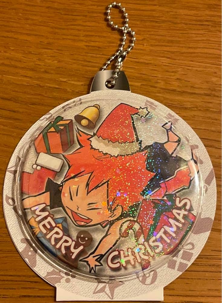 Amazon | ハ イ キュ ー 日向 翔陽 クリスマスオーナメント風 缶バッジ