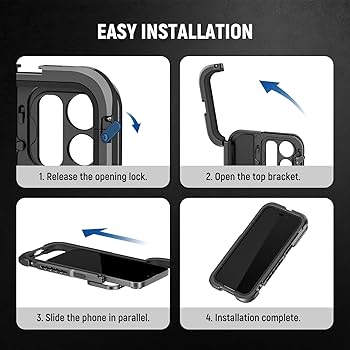 Amazon.co.jp: NEEWER ビデオリグケージ iPhone 15 Pro Max用