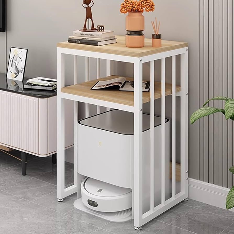 Amazon.co.jp: ロボット 掃除機 スタンド お掃除ロボットの上に2段収納