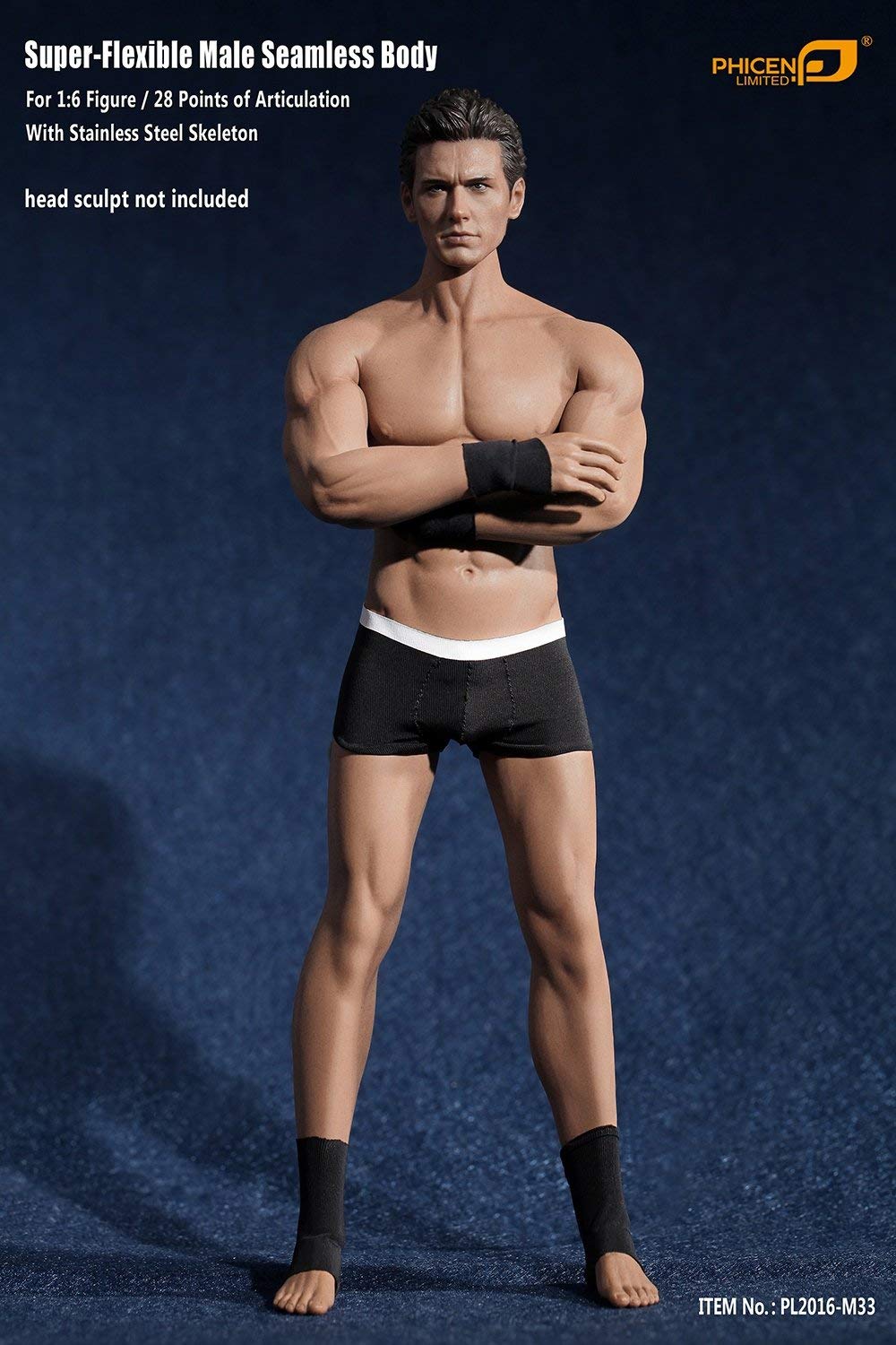 Amazon.com: Phicen 1/6 Scale Super Flexible Male Muscular Seamless