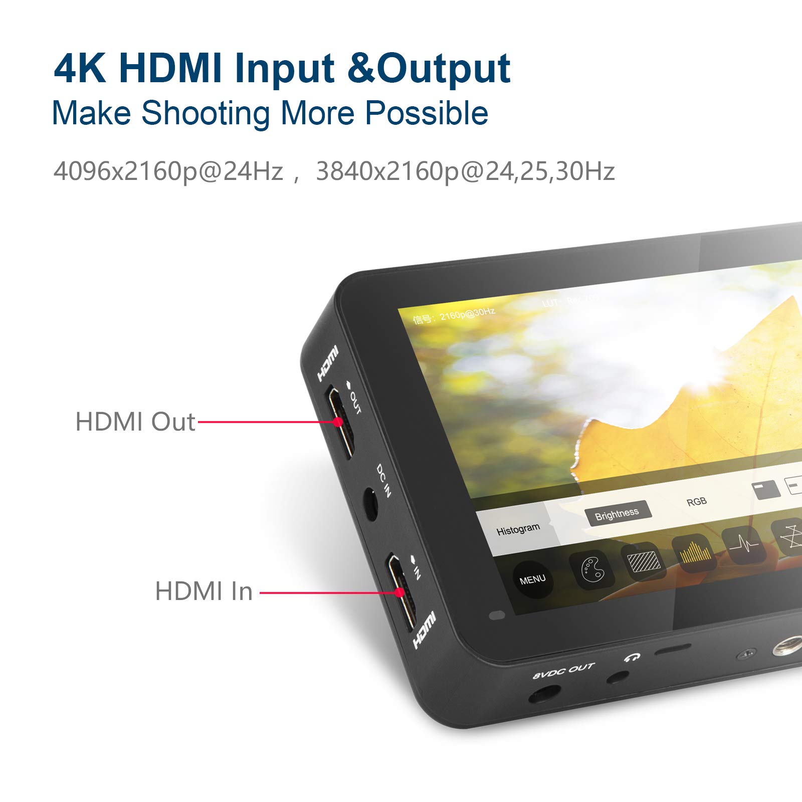 Amazon | Desview R6 UHB カメラモニター 5.5インチ 一眼レフ・ミラー