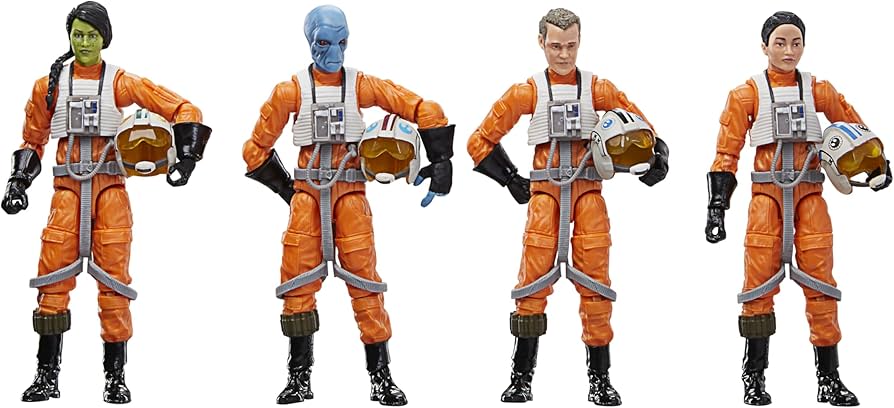 Amazon.com: STAR WARS The Vintage Collection X-Wing Pilot 4-Pack