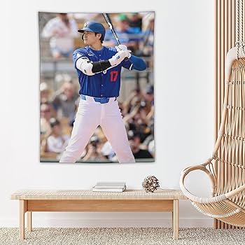 Amazon.co.jp: 大谷翔平 (40) タペストリー 絵画 ポスター 写真 装飾品