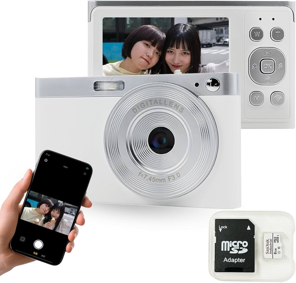 Amazon | KEIYO【Wi-Fiコンパクトデジタルカメラ】 800万画素 スマホに