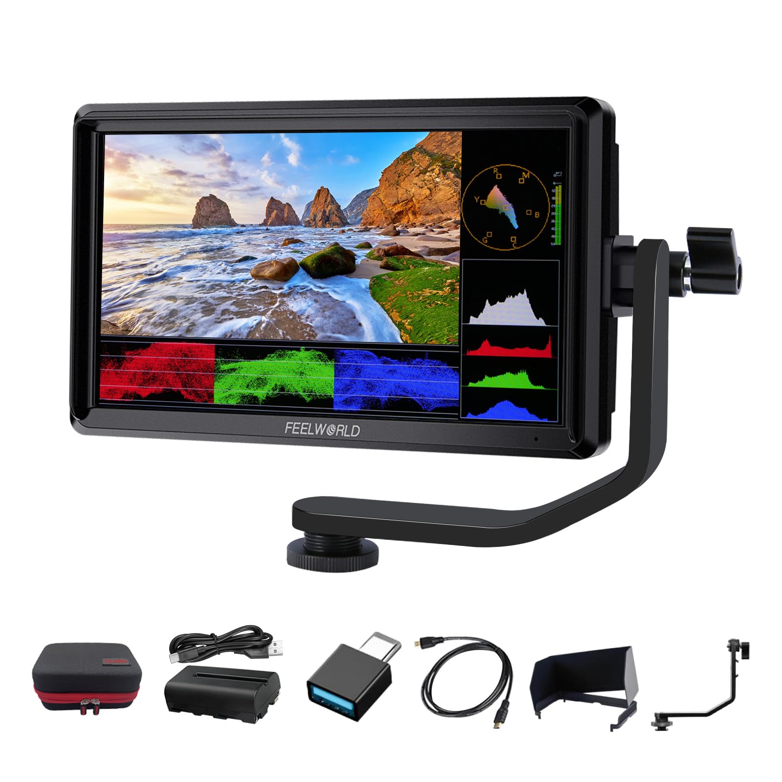 Amazon.com : FEELWORLD FW568 V3 6 Inch Camera Field Monitor with