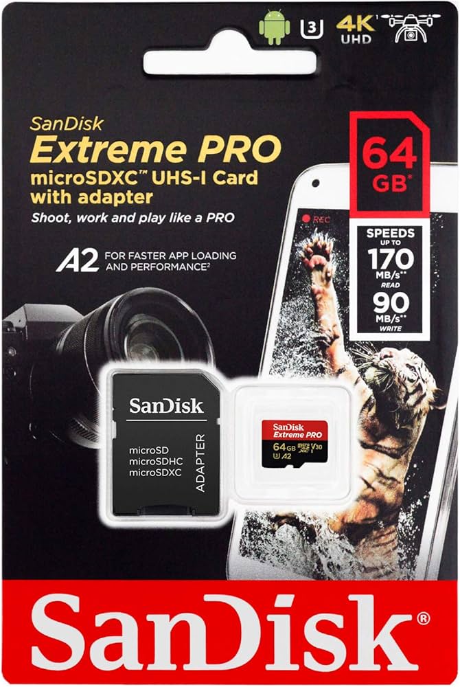 Amazon | microSDXC 64GB SanDisk サンディスク Extreme PRO UHS-1 U3