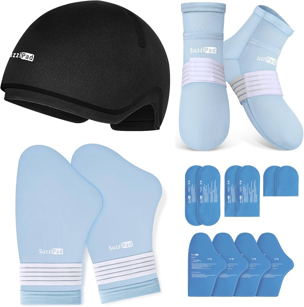 Amazon.com: Suzzipad Cold Therapy Socks and Hand Ice Pack, Cooling