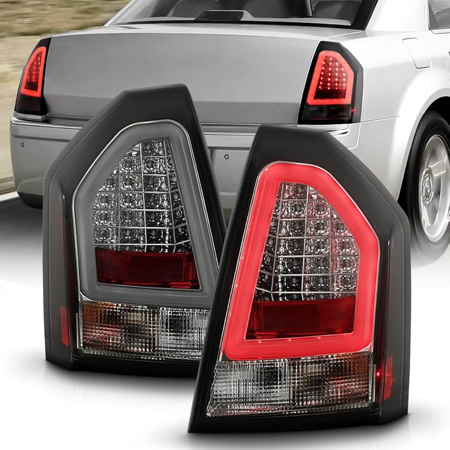 Amazon | ACANII - 2005-2007 クライスラー 300C SRT スモークレンズ