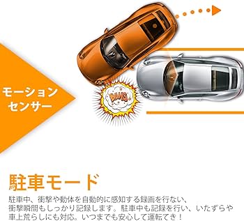 Amazon | VANTRUE N2Pro ドライブレコーダー 前後カメラ 1080P+1080P