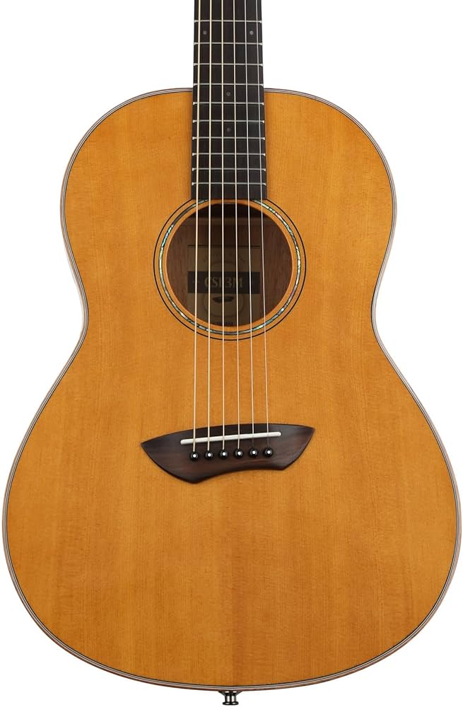 Amazon.com: Yamaha CSF3M VN All-Solid Parlor Size Acoustic Guitar