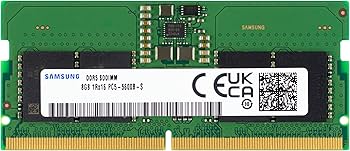 Samsung 8GB DDR5 5600MHz PC5-44800 CL46 SODIMM 1Rx16 Single Rank