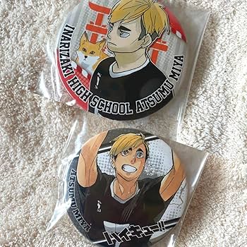 Amazon.co.jp: ハイキュー 宮侑 原作コレクション缶バッジ 2個セット