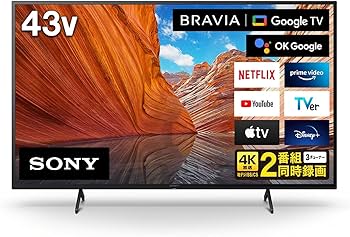 Amazon.co.jp: ソニー 43V型 4K 液晶 テレビ ブラビア KJ-43X80J