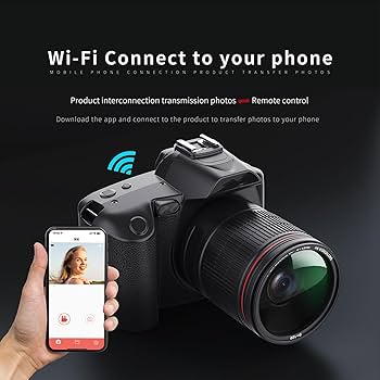 Amazon Canada: DSLR Camera, D5 F=2.7 2.95mm 4K 64MP 16X Zoom