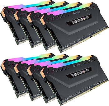 CORSAIR Vengeance RGB PRO 256GB (8x32GB) DDR4 3200 (PC4-25600) C16