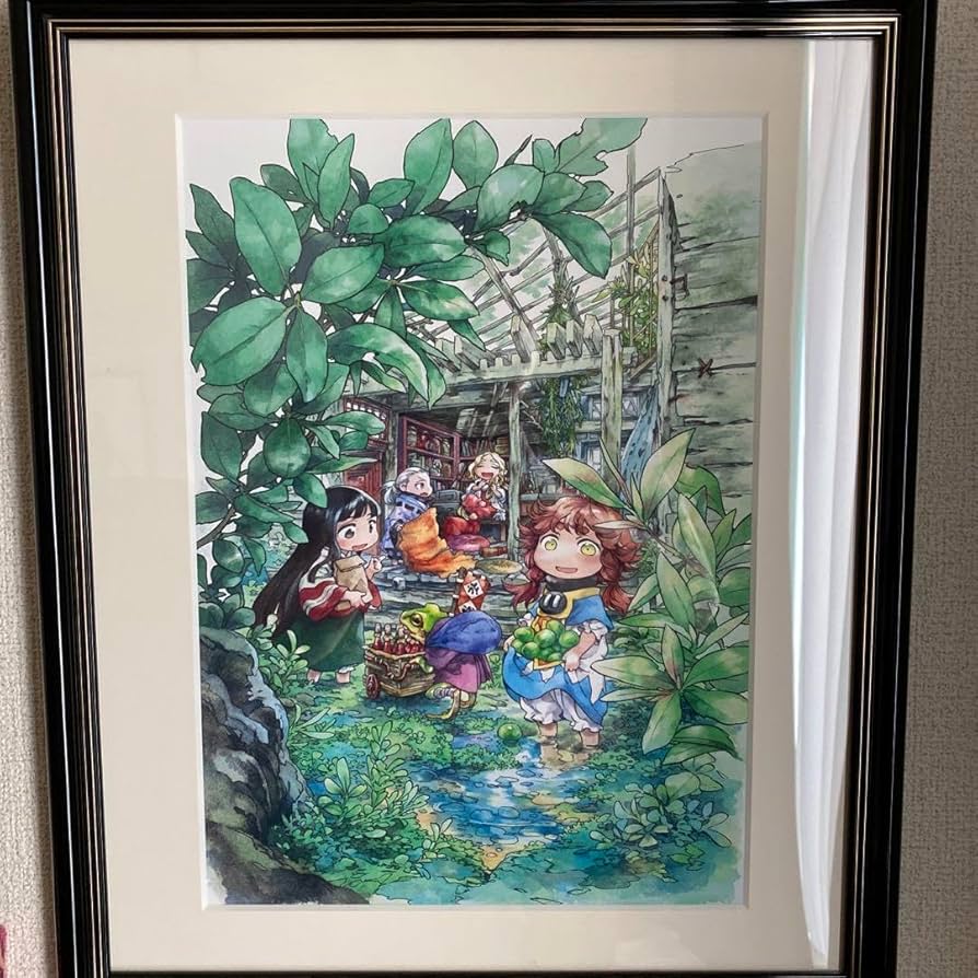 Amazon.co.jp: ハルタ100号記念 ハクメイとミコチ 高級複製原画 : おもちゃ