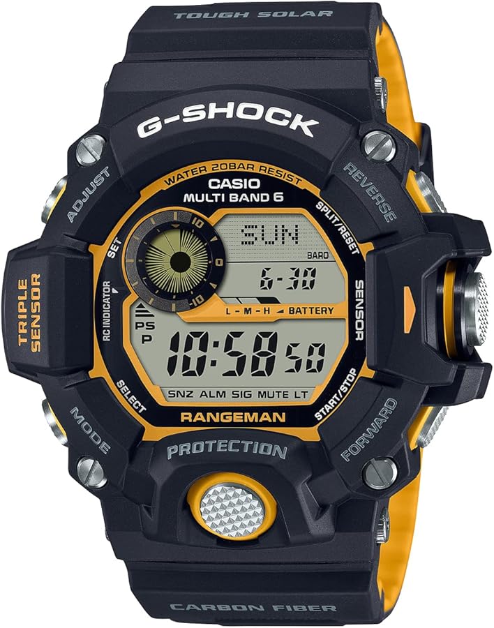 Amazon.com: G-Shock Men's RANGEMAN GW-9400YJ-1JF Radio Solar