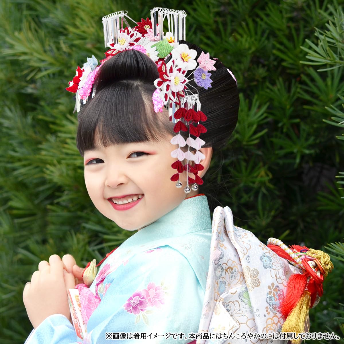 Amazon.co.jp: 七五三用 髪飾り かんざし 3点セット 七五三 kk-078