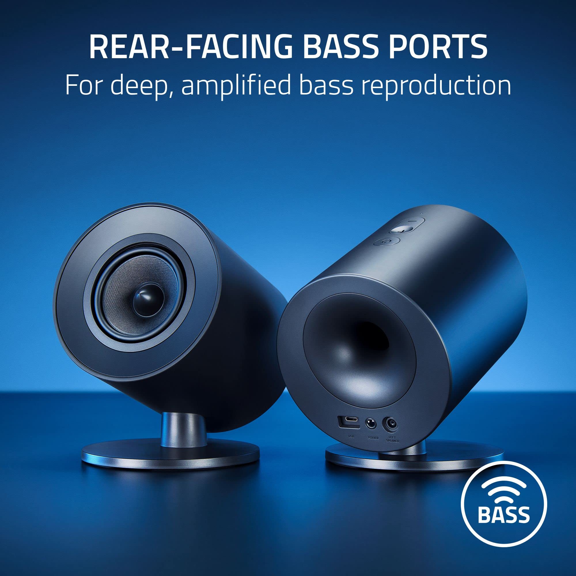 Amazon.com: Razer Nommo V2 X - Full-Range 2.0 PC Gaming Speakers