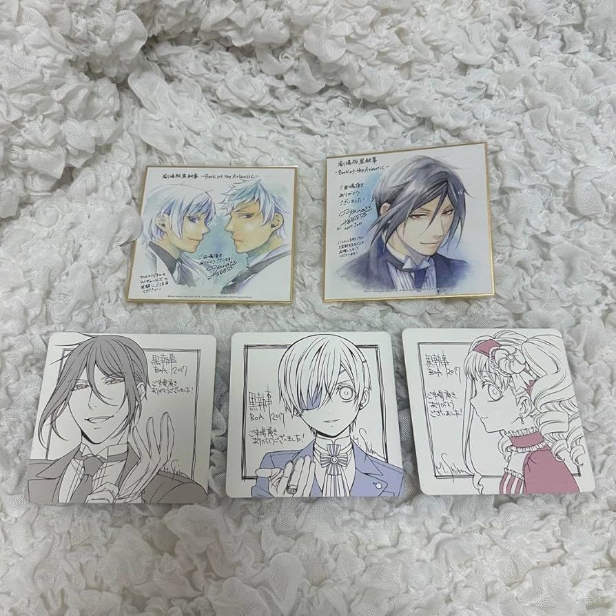 Amazon.co.jp: 劇場版 黒執事 Book of the Atlantic ミニ色紙 シエル