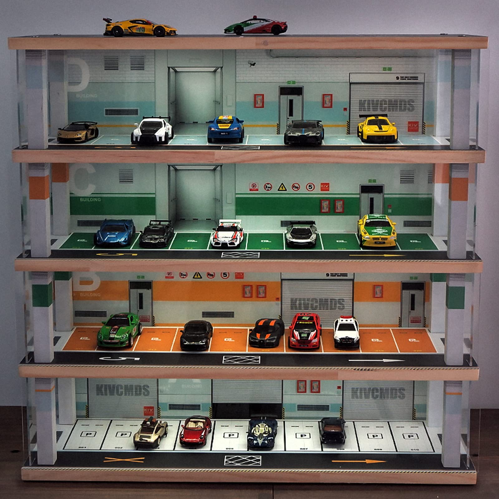 Amazon.com: kivcmds 1:64 Scale Alloy car Model Display case