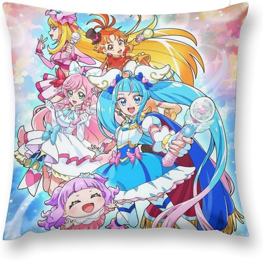 Amazon｜プリキュア 枕カバー 45×45cm ピローケース 防ダニ 抗菌 防臭