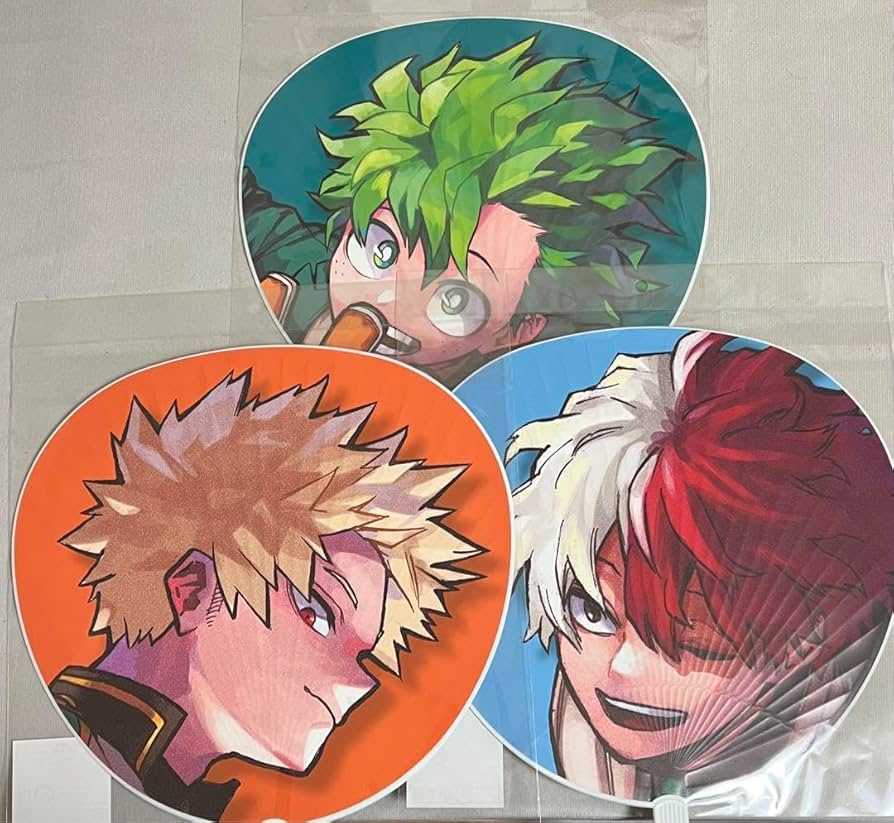 Amazon.co.jp: ヒロアカ ヒーロー応援 ジャンボうちわ バレンタイン 爆