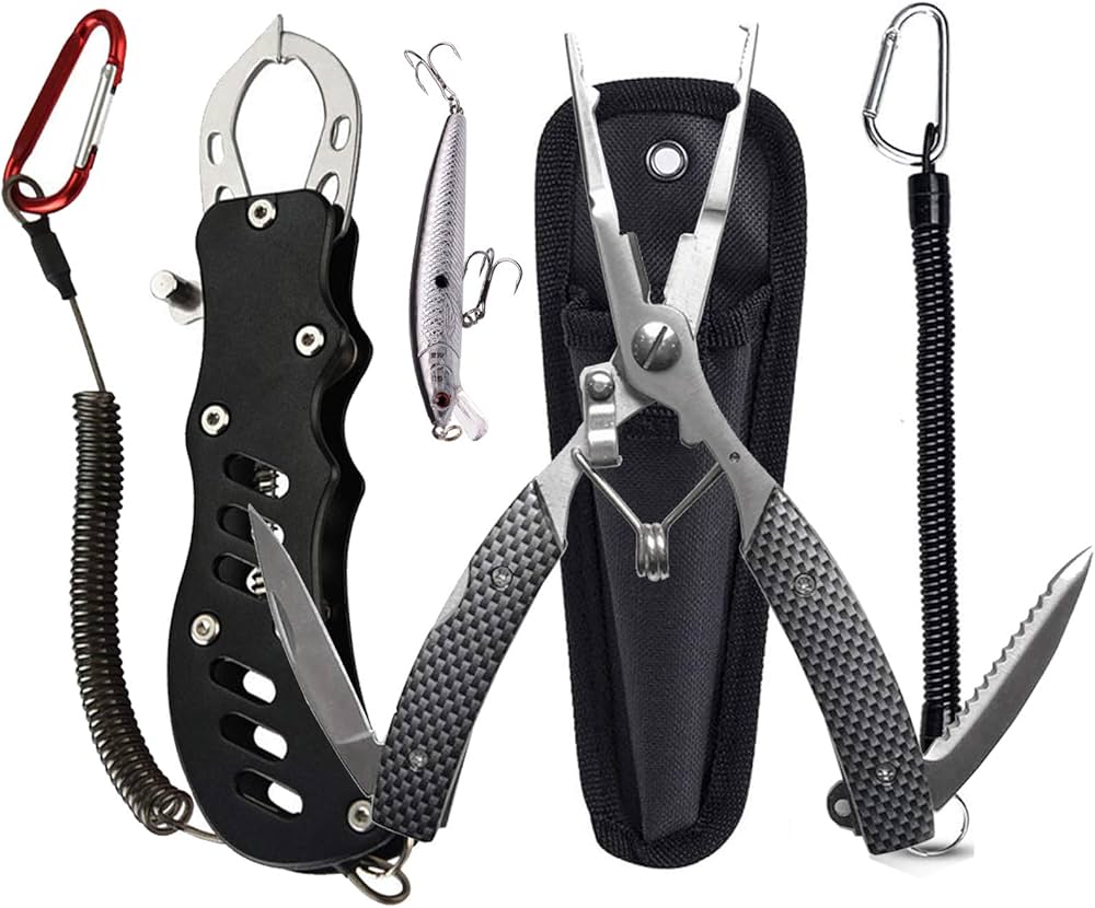 Amazon | D.B.J フィッシュグリップ&フィッシュプライヤー 2点セット