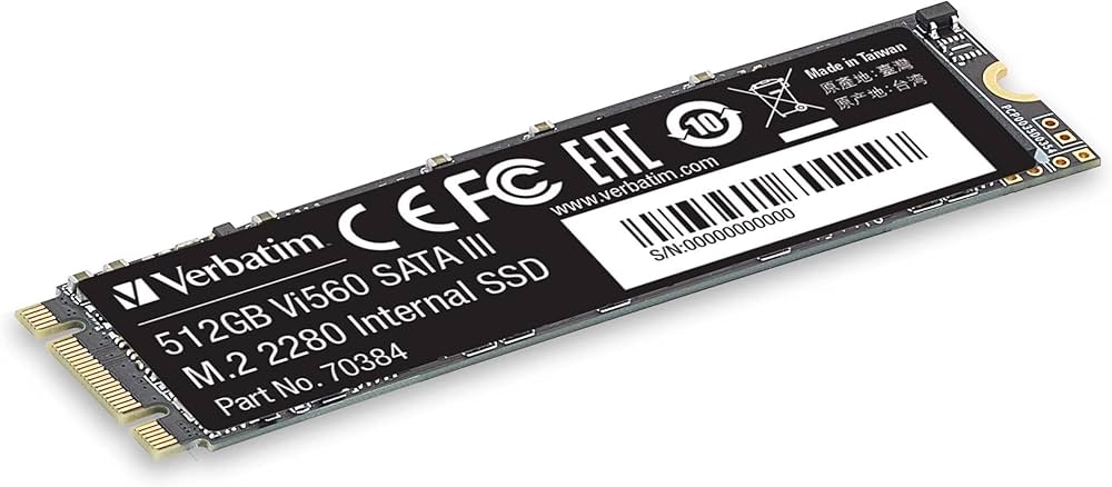 Amazon | Verbatim 512GB Vi560 SATA III M.2 2280 内蔵SSD