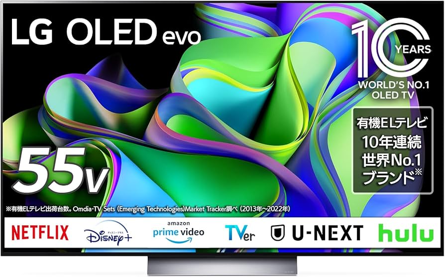 Amazon | LG 有機ELテレビ OLED55C3PJA 55V型 4Kチューナー内蔵
