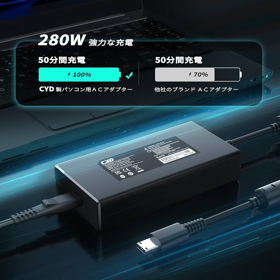 Amazon.co.jp: MSI対応で 280W 20V 14A aCアダプター, MSI用です